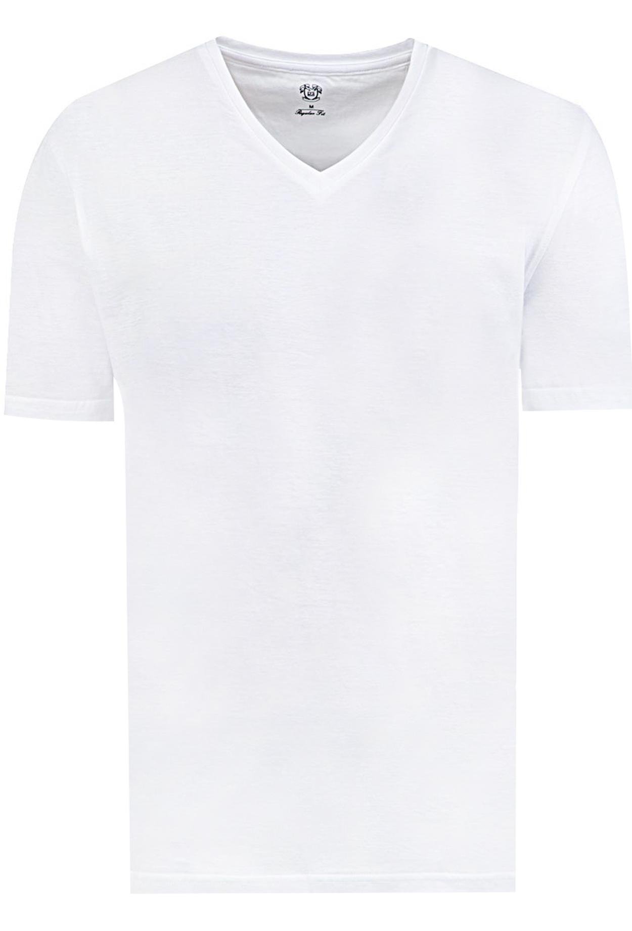 Ds Damat Regular Fit Beyaz Düz T-Shirt