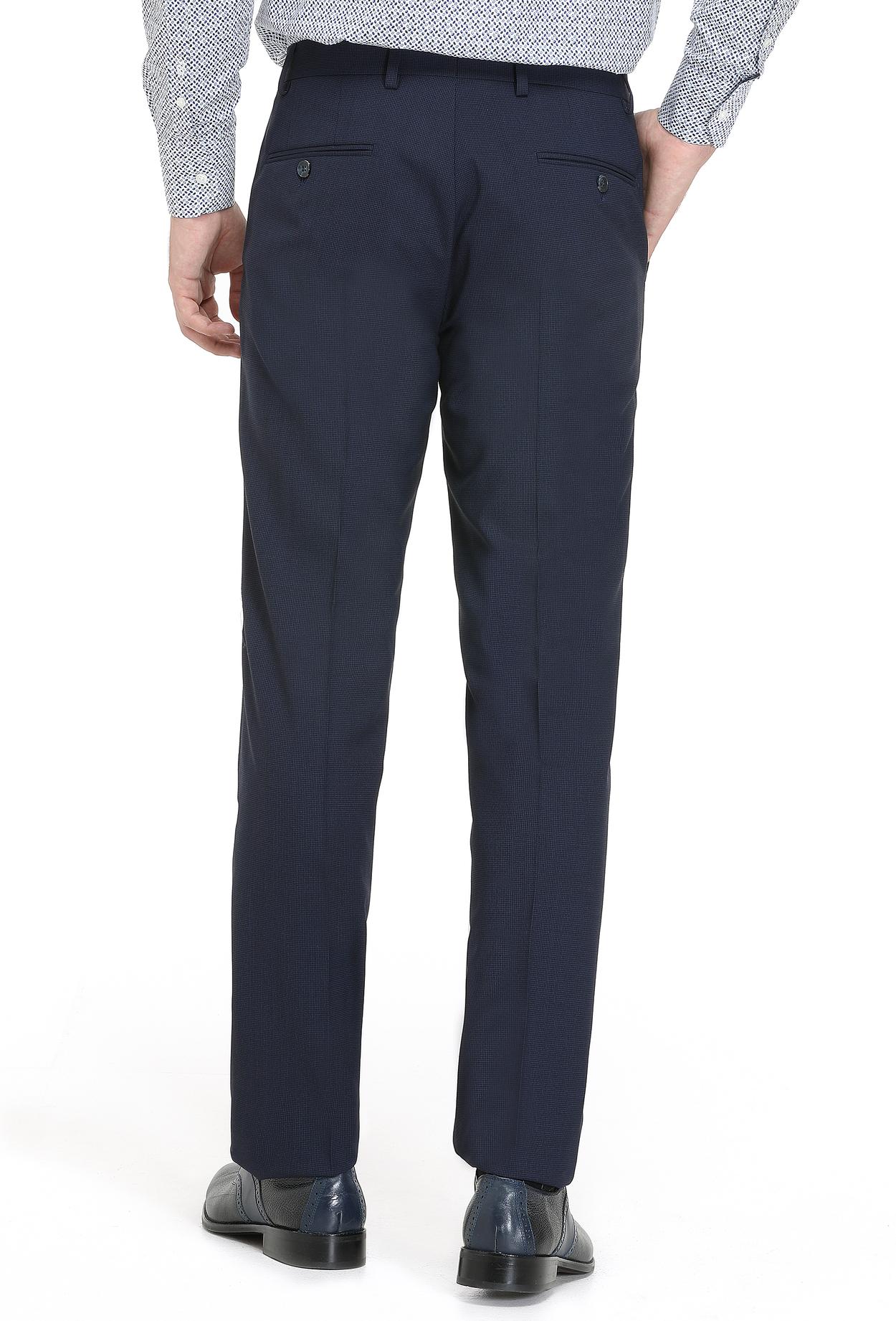 Ds Damat Slim Fit Koyu Lacivert Kaz Ayağı Kumaş Pantolon