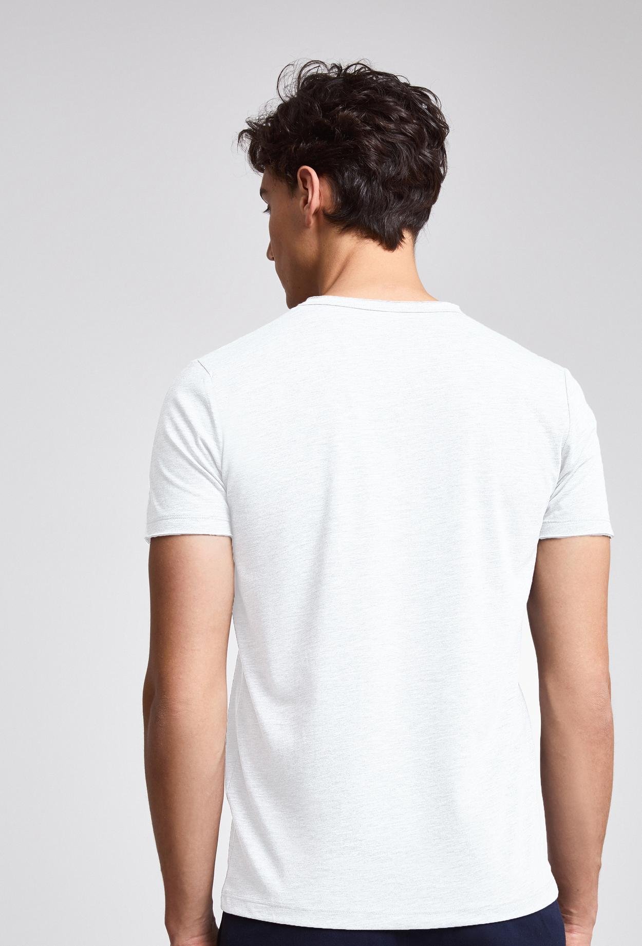 Twn Slim Fit Beyaz Düz T-shirt