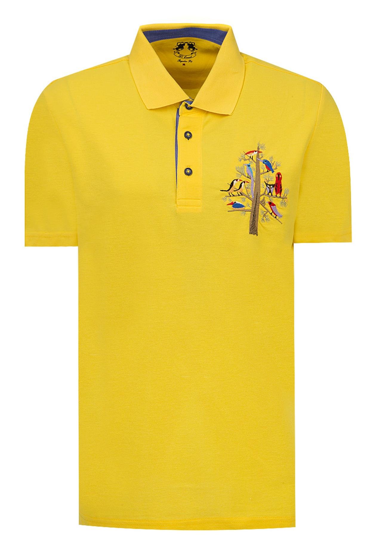 Ds Damat Regular Fit Sarı Baskılı T-Shirt