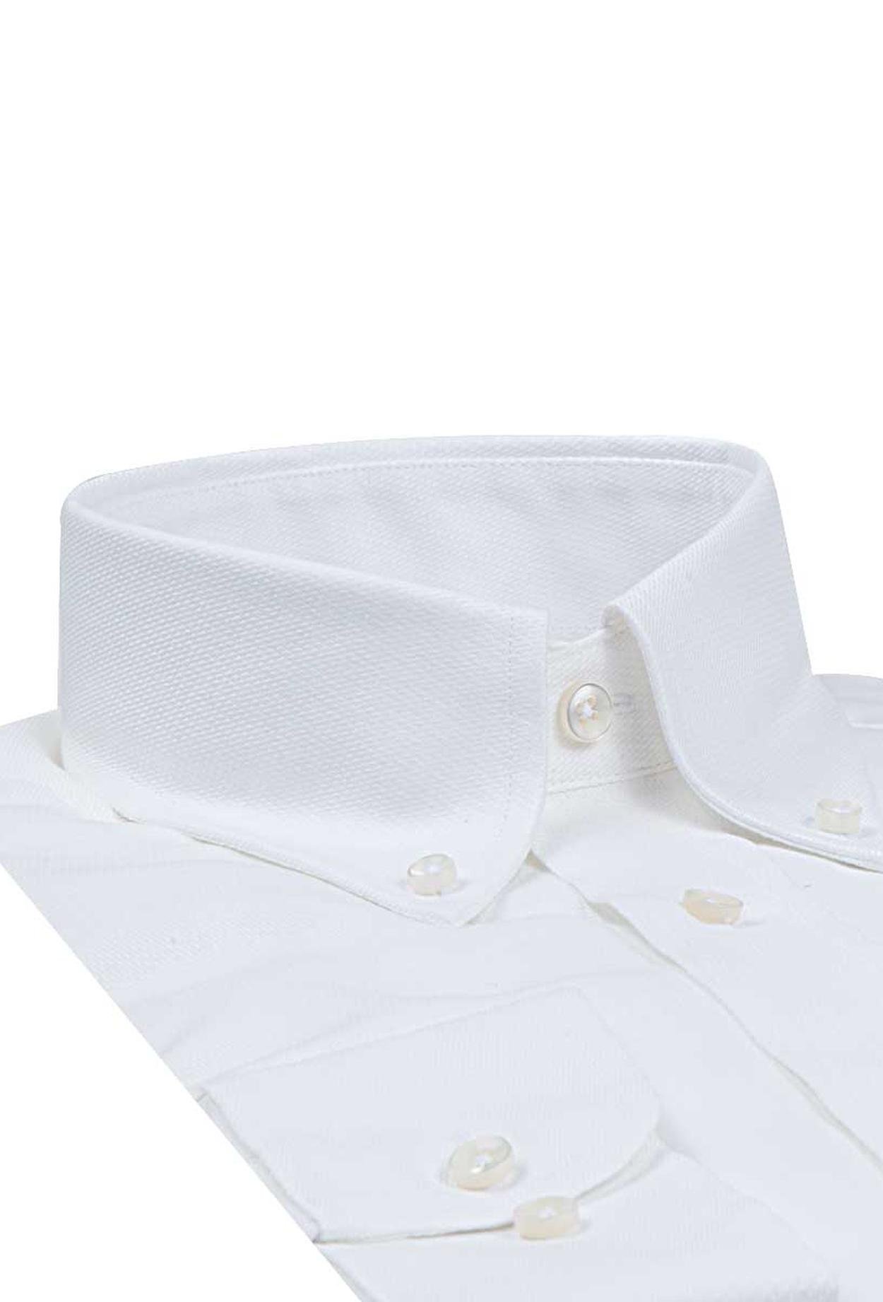 Ds Damat Regular Fit Beyaz Gömlek