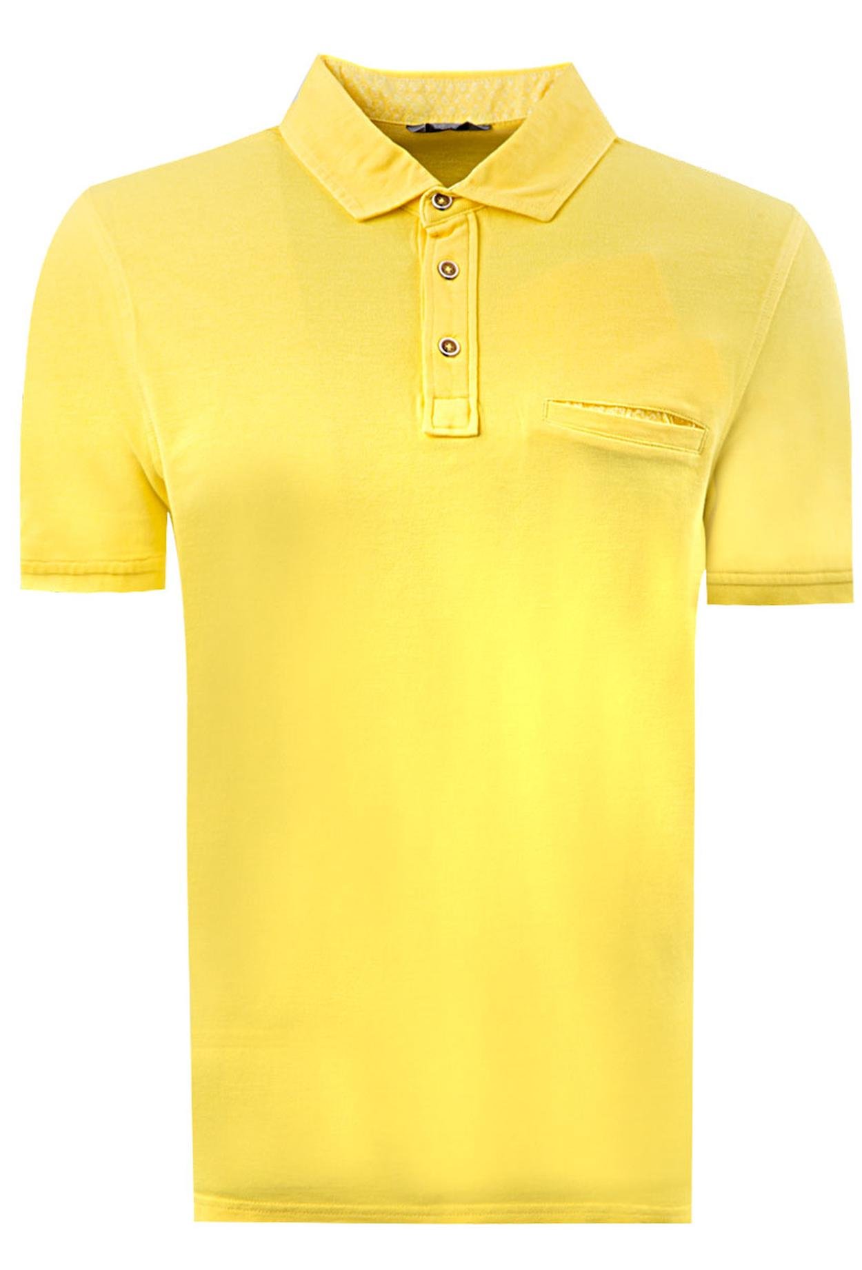 Twn Slim Fit Sarı Pike Dokulu T-Shirt