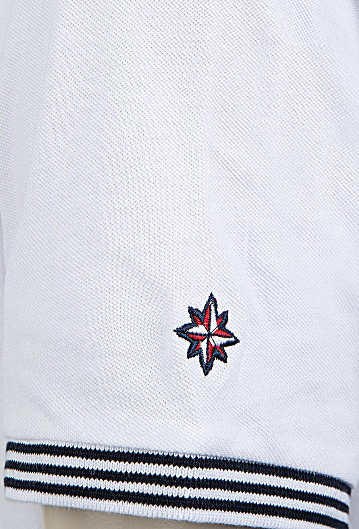 Ds Damat Regular Fit Beyaz Pike Dokulu T-Shirt