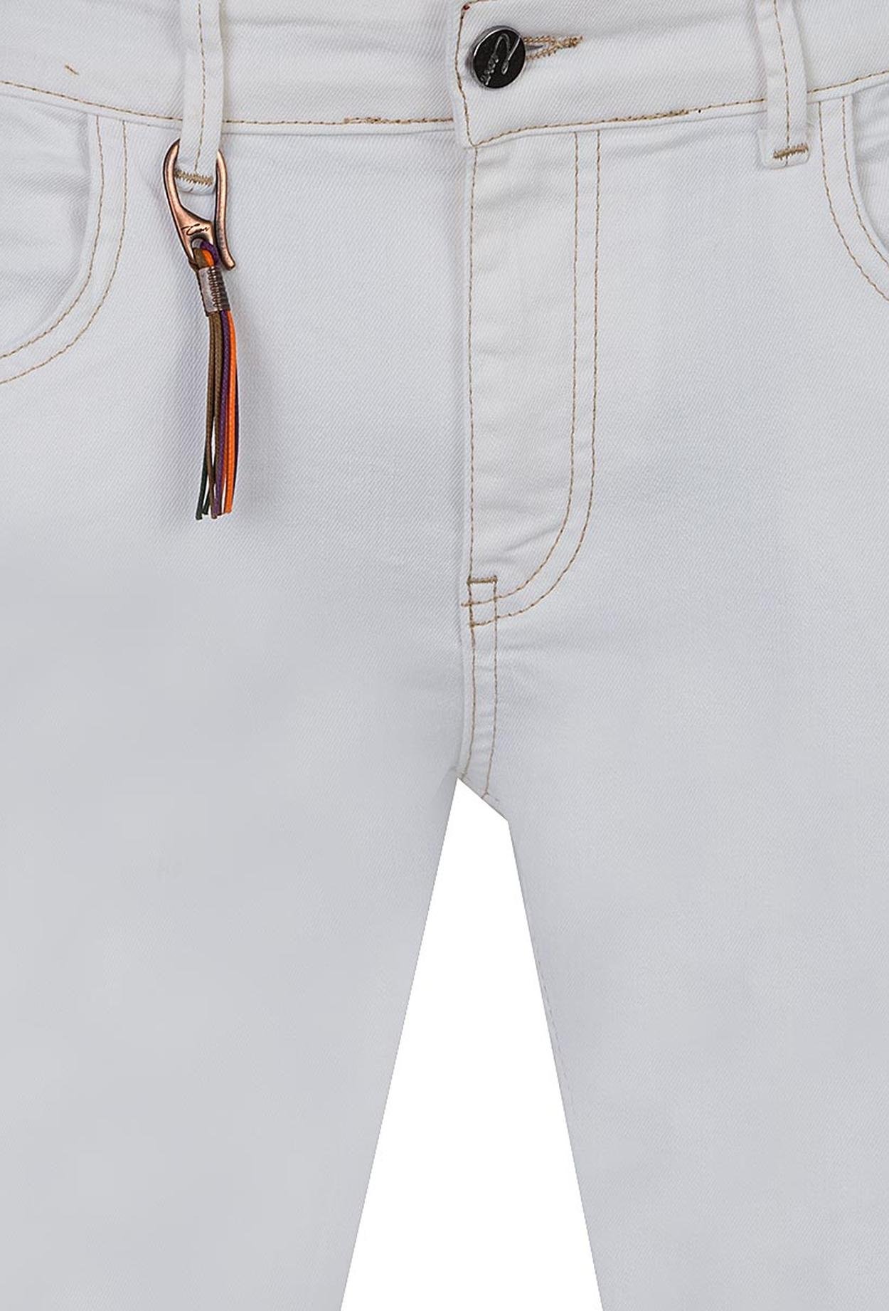 Twn Super Slim Fit Beyaz Düz Denim Pantolon
