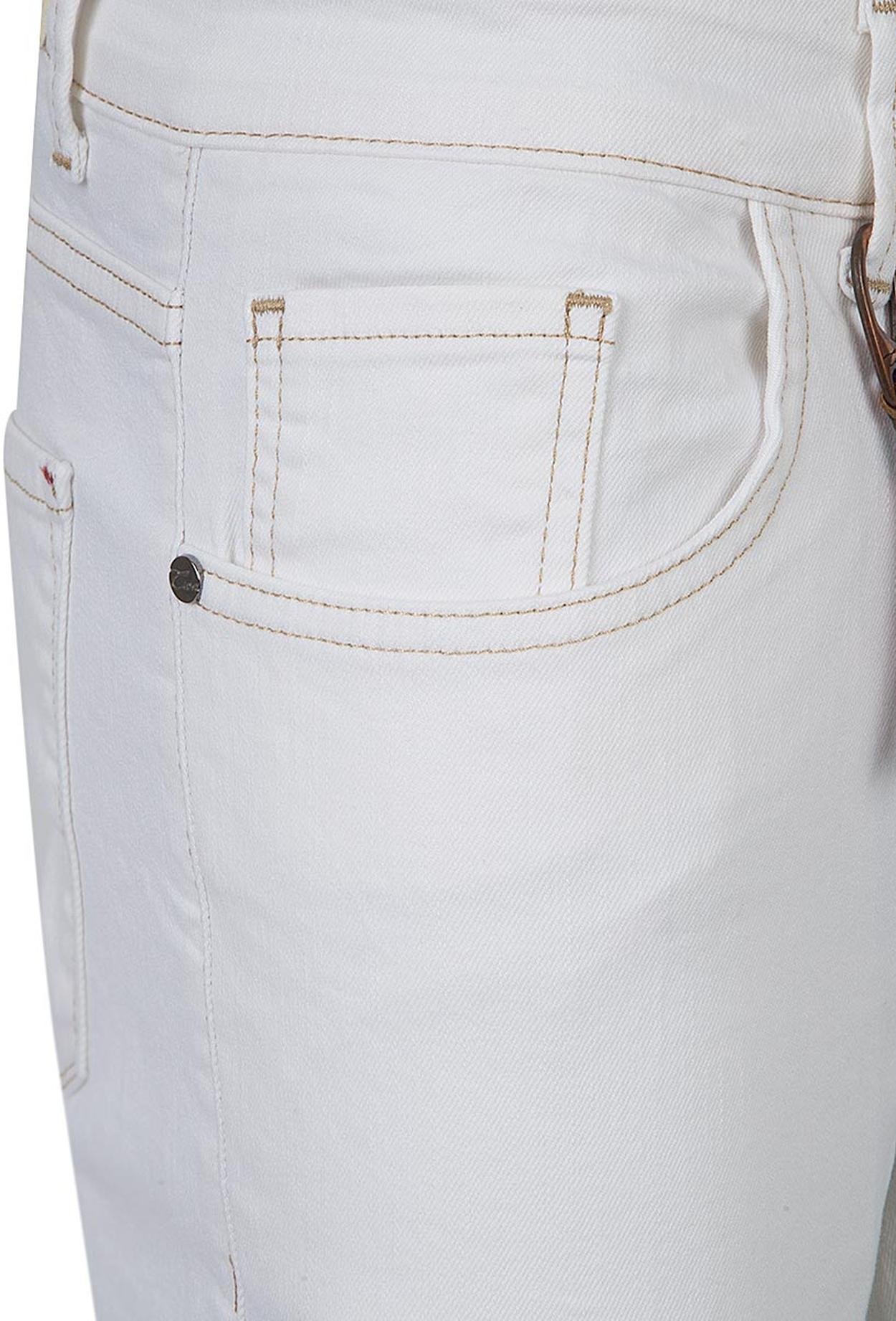 Twn Super Slim Fit Beyaz Düz Denim Pantolon