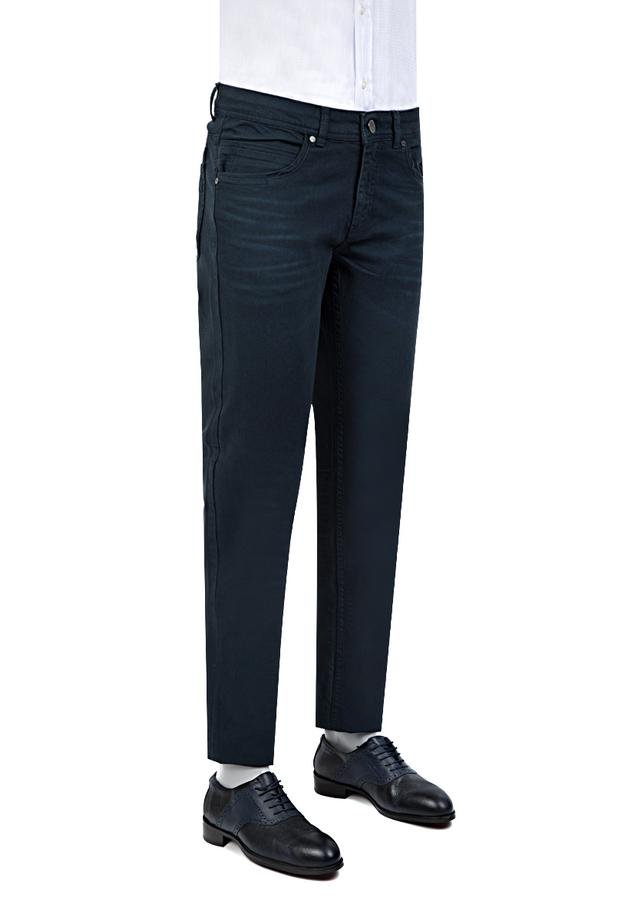 Tween Super Slim Fit Lacivert Düz Chino Pantolon - 8681649695448 | Damat Tween