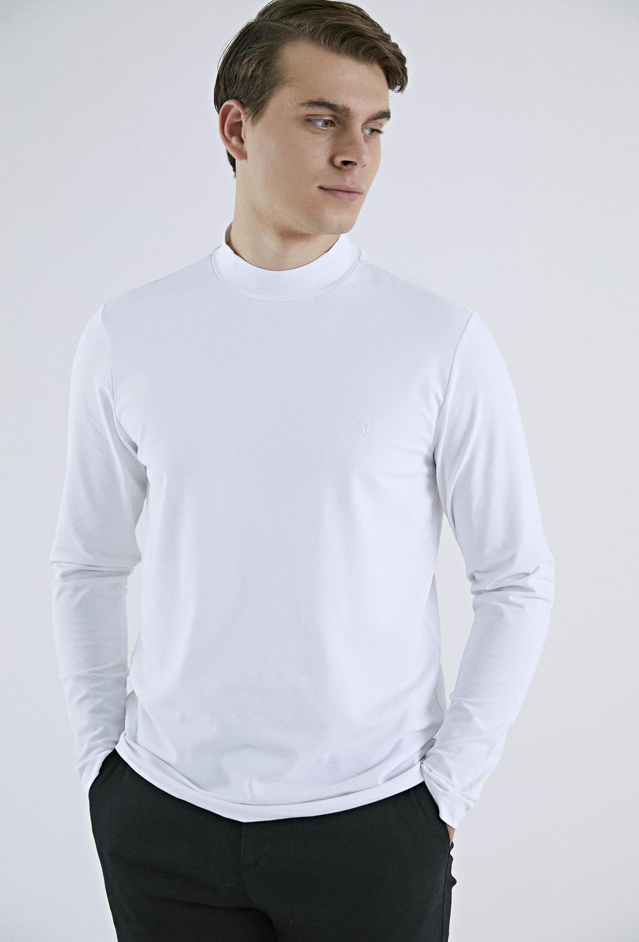 Twn Slim Fit Beyaz T-shirt