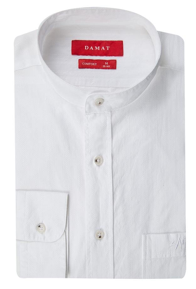 Damat Comfort Beyaz Desenli Gömlek - 8681649562825 | Damat Tween