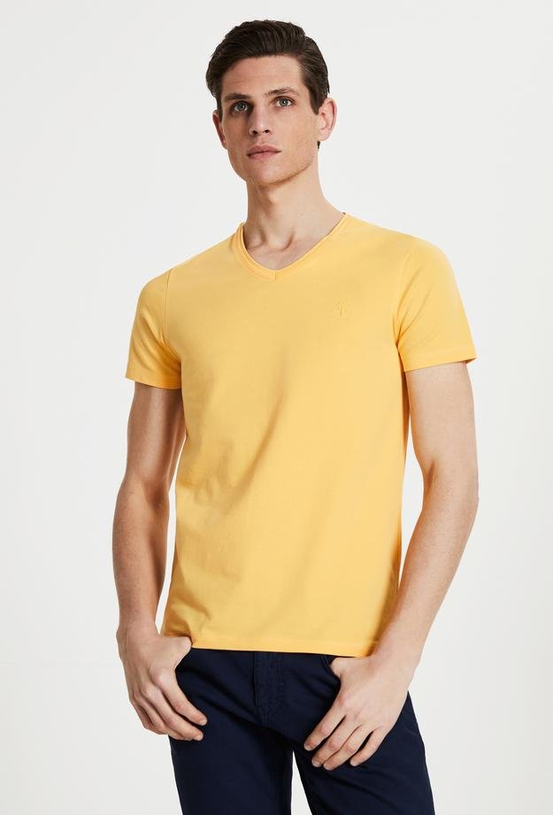 Tween Sarı Baskılı Baskılı T-Shirt - 8681649856450 | Damat Tween