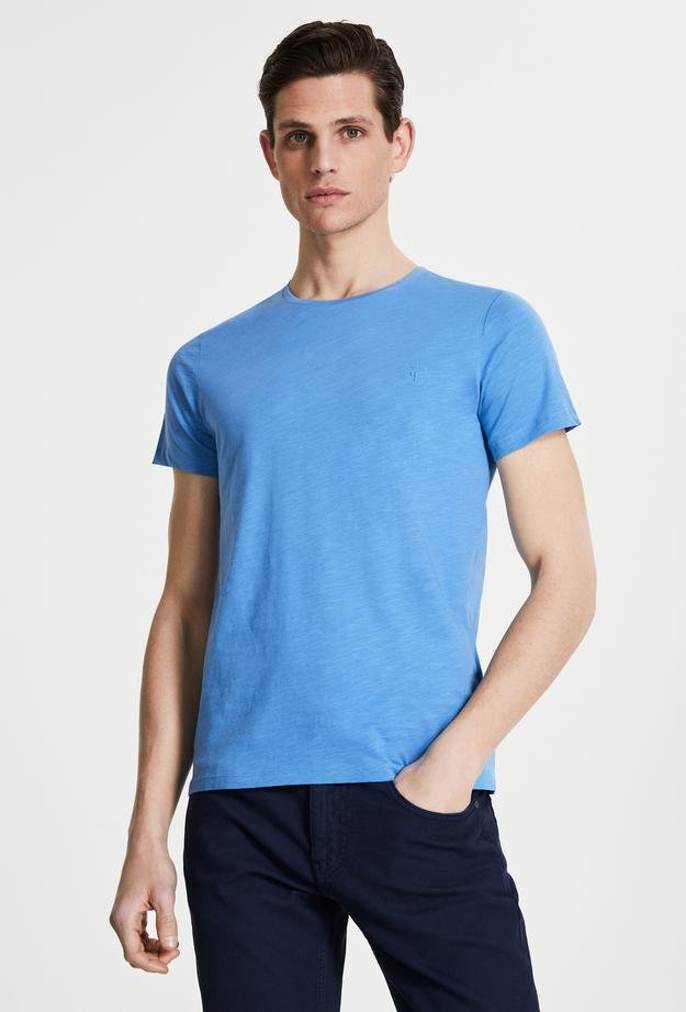 Tween Mavi Baskılı T-Shirt - 8681649987833 | Damat Tween