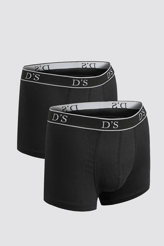 Ds Damat Siyah 2'Li Boxer Set - 8682060815002 | D'S Damat