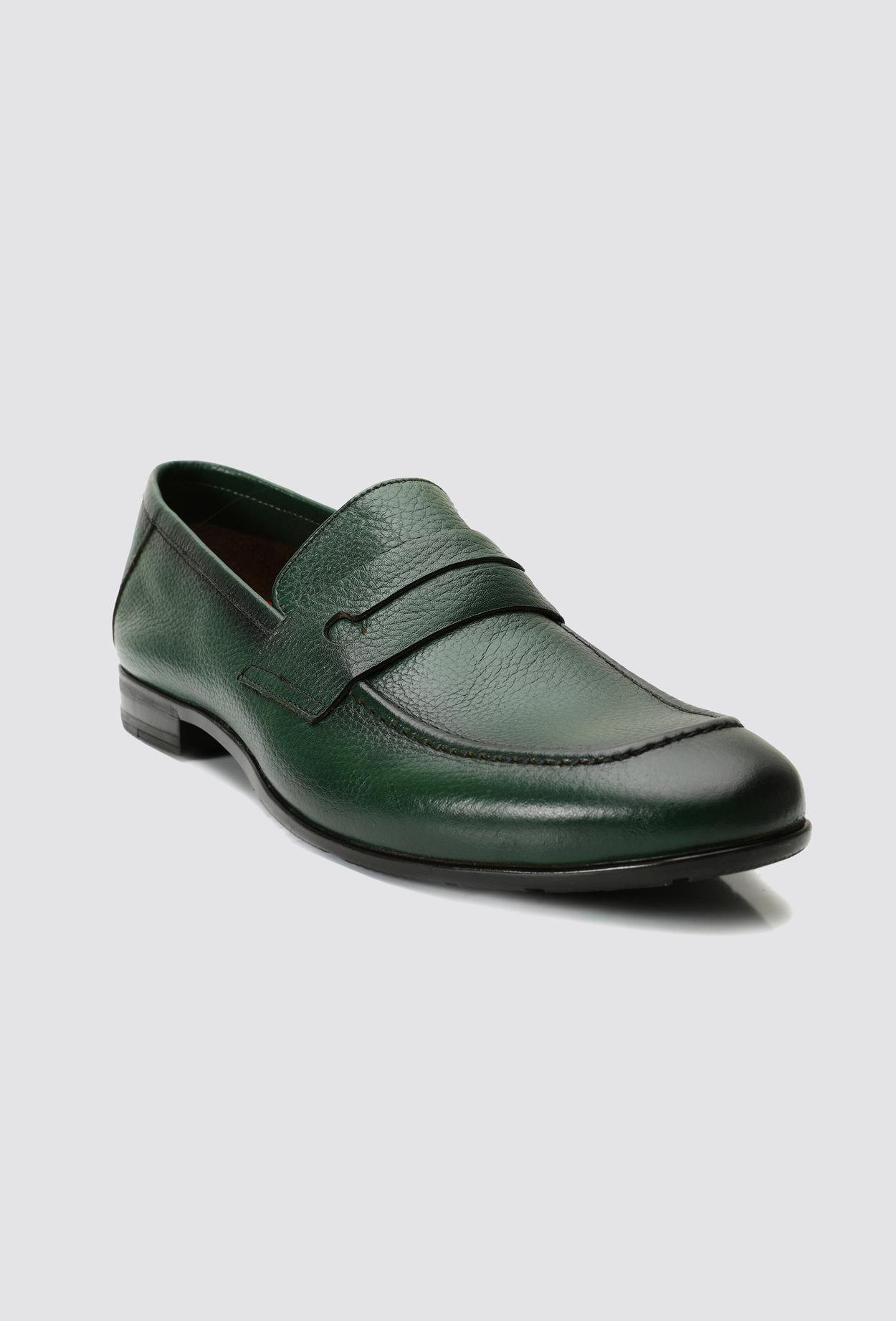 Twn Yeşil Loafer Ayakkabı