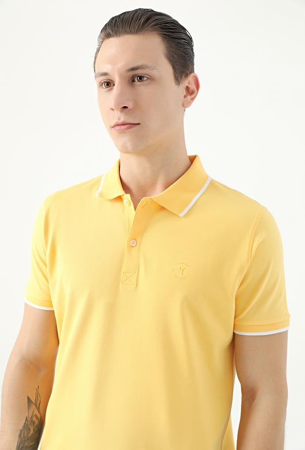 Tween Sarı %100 Pamuk T-Shirt - 8682364498567 | Damat Tween