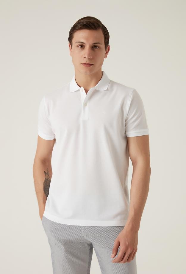 Damat Beyaz %100 Pamuk T-Shirt - 8682364584536 | Damat Tween