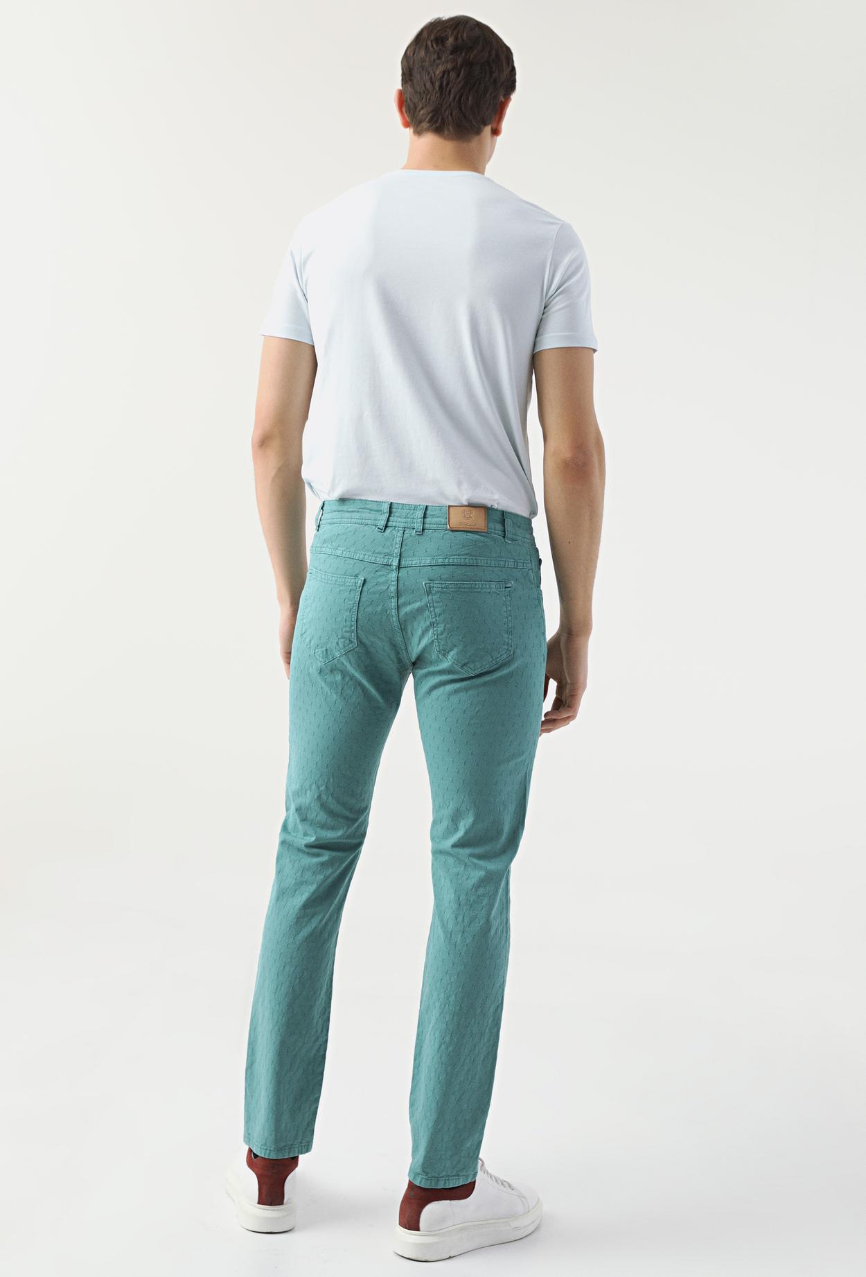 Ds Damat Turkuaz Chino Pantolon
