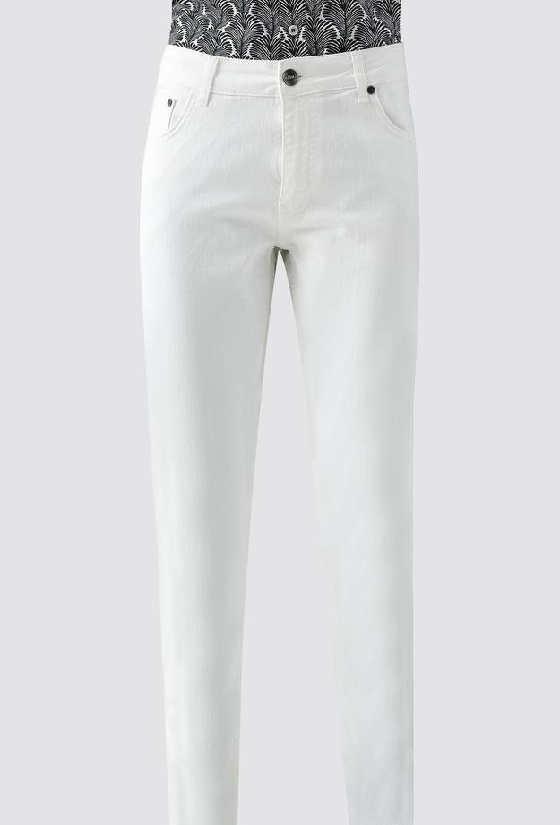Tween Super Slim Fit Beyaz Chino Pantolon - 8681649511328 | Damat Tween