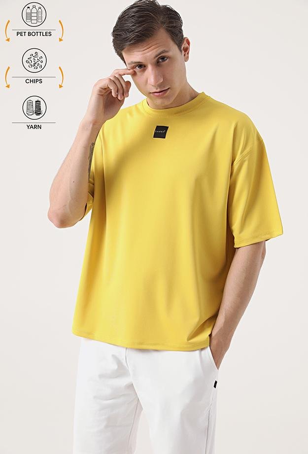 Tween Sarı Recycle T-Shirt - 8682364815265 | Damat Tween