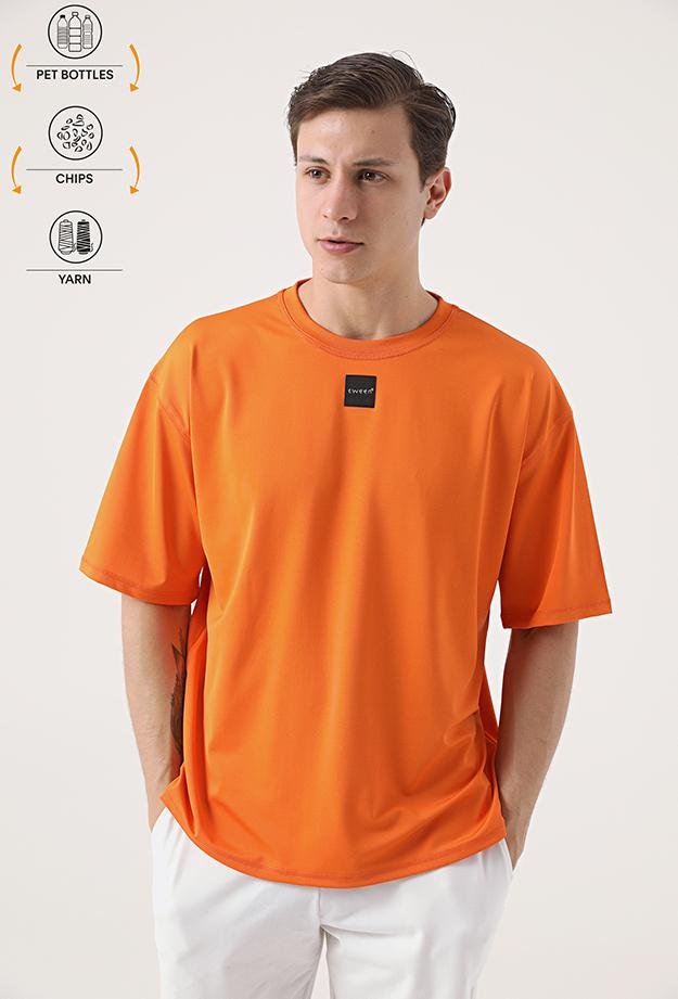 Tween Turuncu Recycle T-Shirt - 8682364815531 | Damat Tween