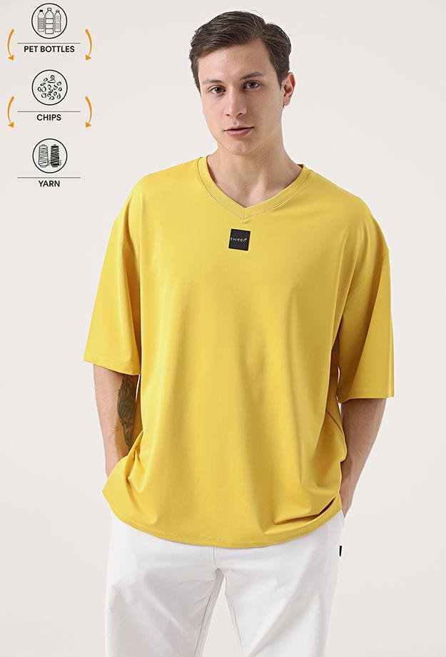 Tween Sarı Recycle T-Shirt - 8682364815463 | Damat Tween