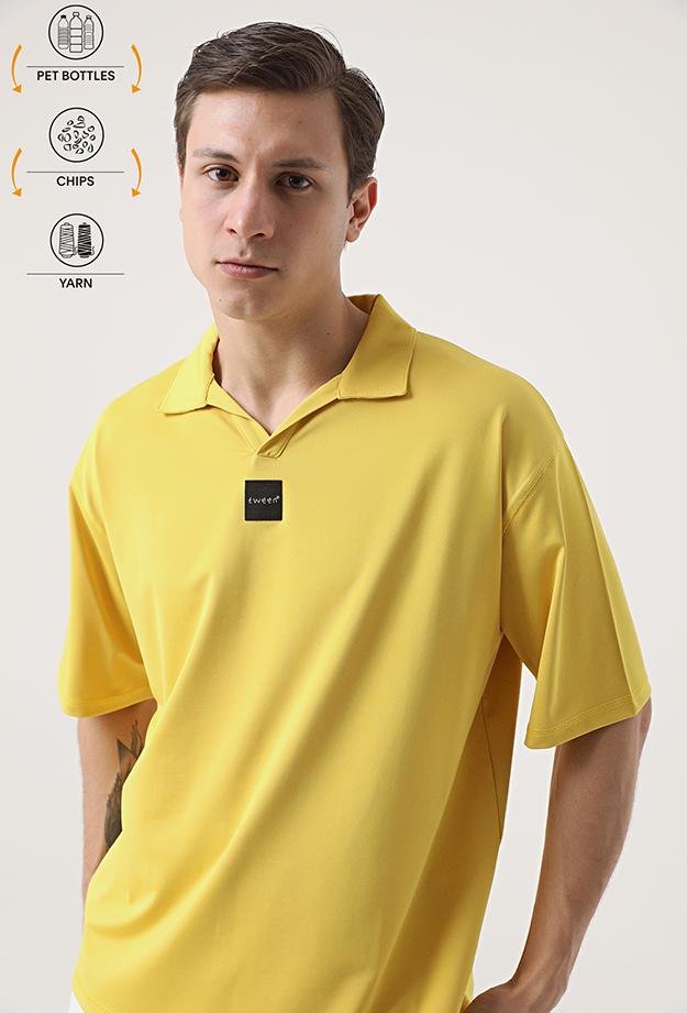 Tween Sarı Recycle T-Shirt - 8682364817351 | Damat Tween