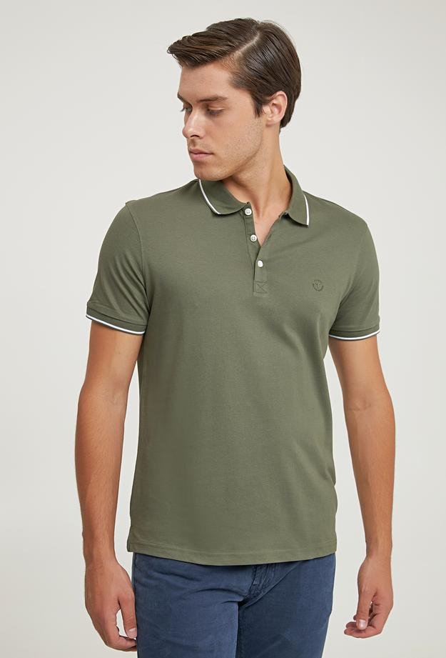 Tween Yeşil Pamuklu Likralı T-Shirt - 8682364528530 | Damat Tween