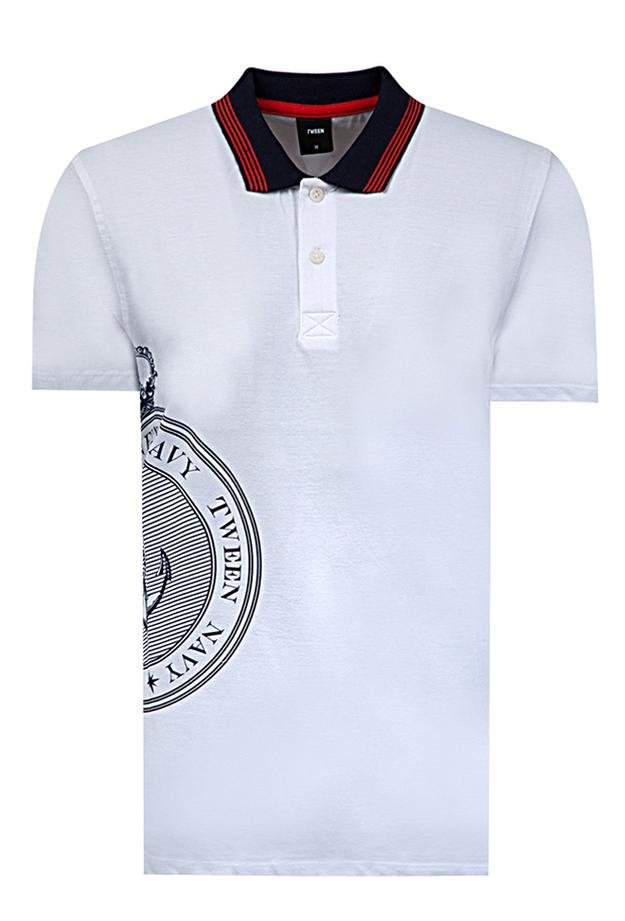 Tween Beyaz Baskılı T-Shirt - 8681649116561 | Damat Tween