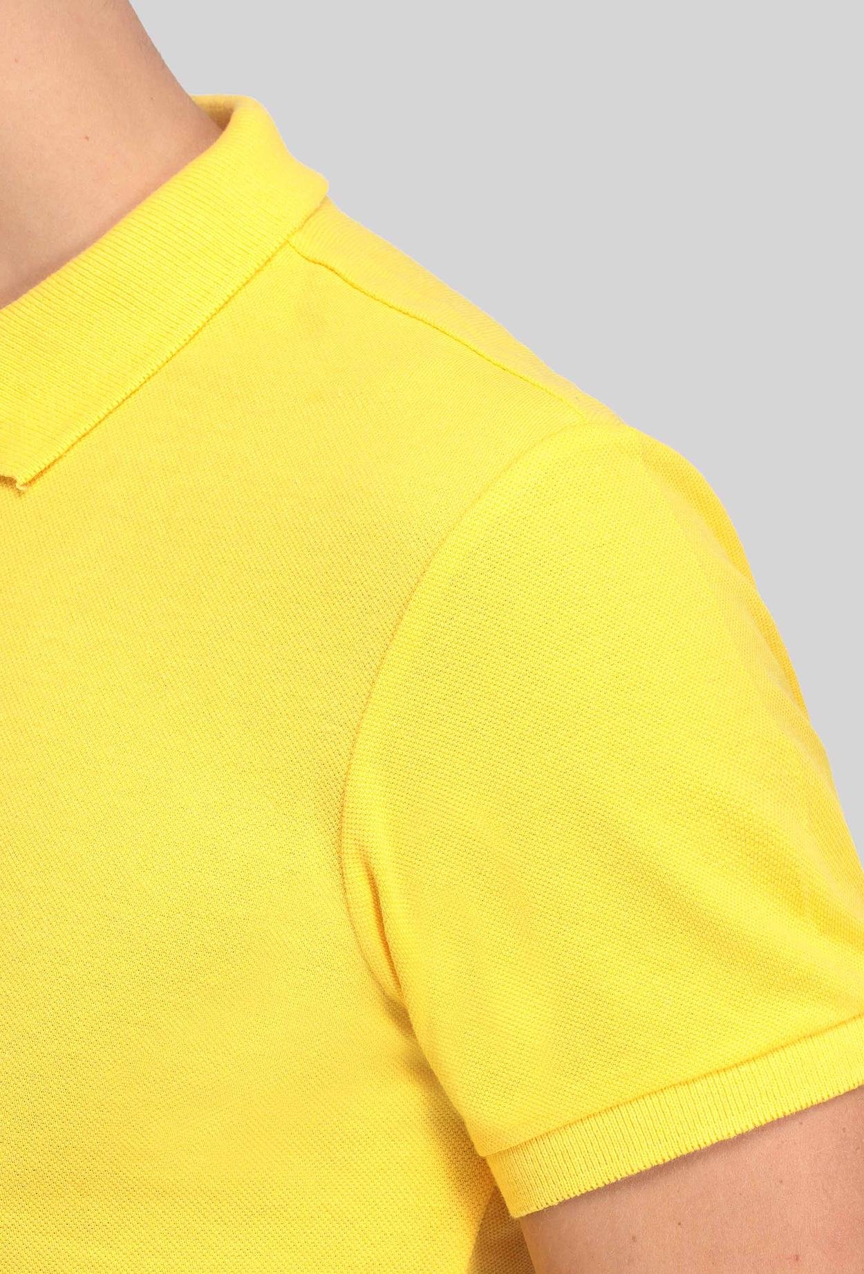 Ds Damat Regular Fit Sarı %100 Pamuk T-Shirt