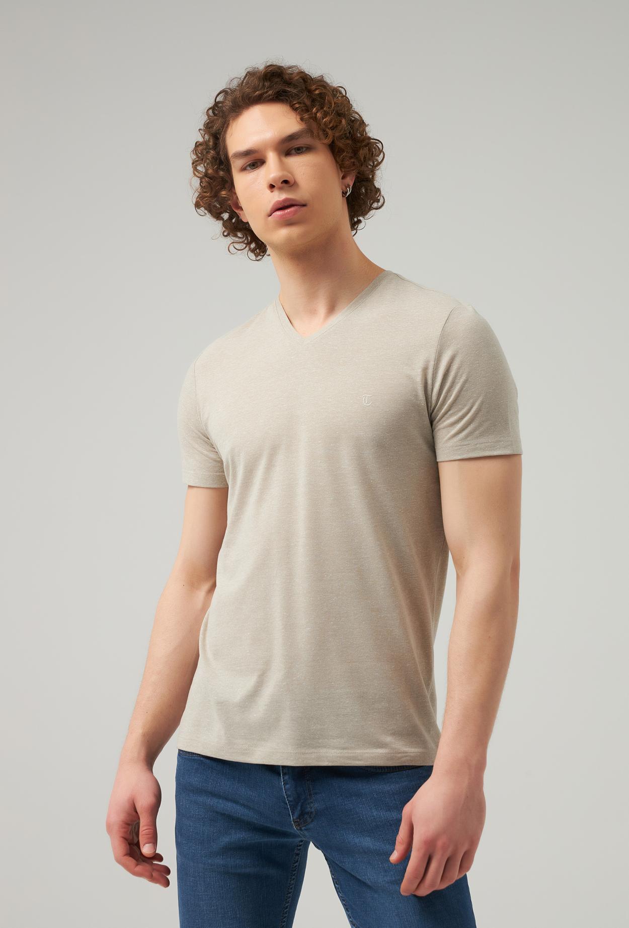 Twn Slim Fit Taş Baskılı T-Shirt
