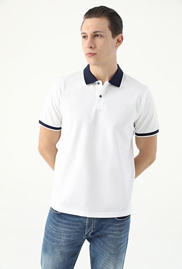 Damat Beyaz %100 Pamuk T-Shirt - 8682365191832 | Damat Tween