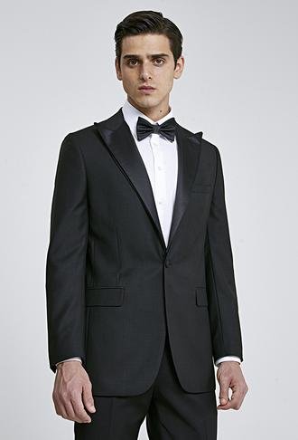 Ds Damat Slim Fit Siyah Düz Damatlık & Smokin Takim Elbise - 8683219103155 | D'S Damat