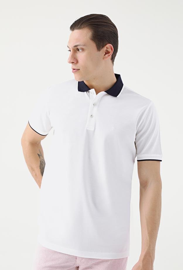 Damat Beyaz 60/2 Merserize T-Shirt - 8682364585274 | Damat Tween