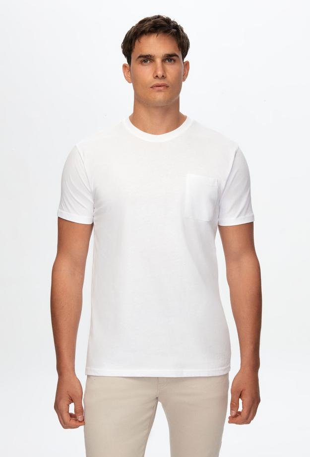 Tween Beyaz %100 Pamuklu T-Shirt - 8683408792177 | Damat Tween