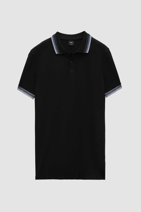 Tween Siyah Pamuklu Likralı T-Shirt - 8683408597499 | Damat Tween
