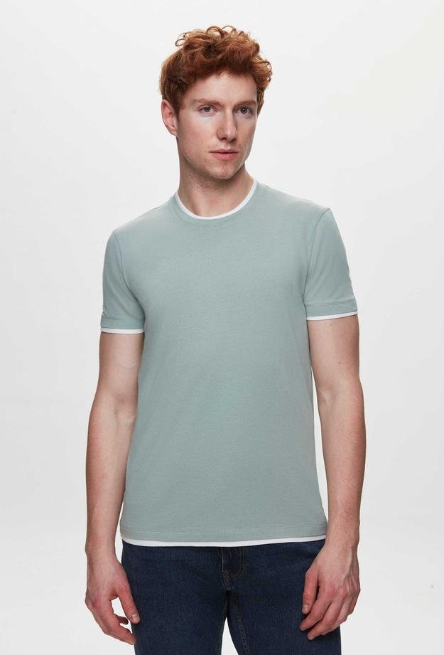 Tween Yeşil %100 Pamuklu T-Shirt - 8683408786480 | Damat Tween