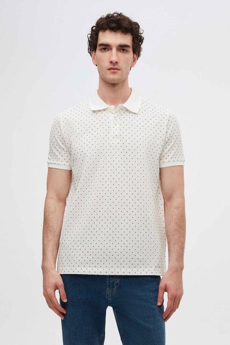 Ds Damat Regular Fit Beyaz Baskılı T-Shirt - 8683925101179 | D'S Damat