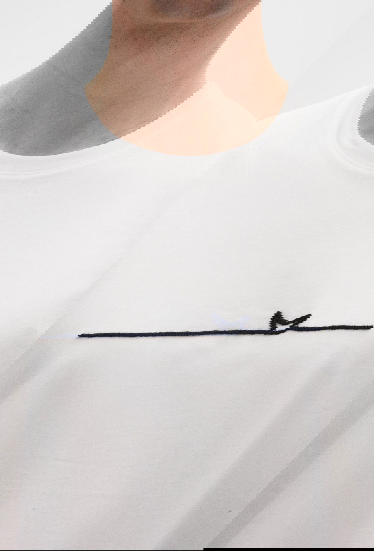 Ds Damat Regular Fit Ekru Düz T-Shirt