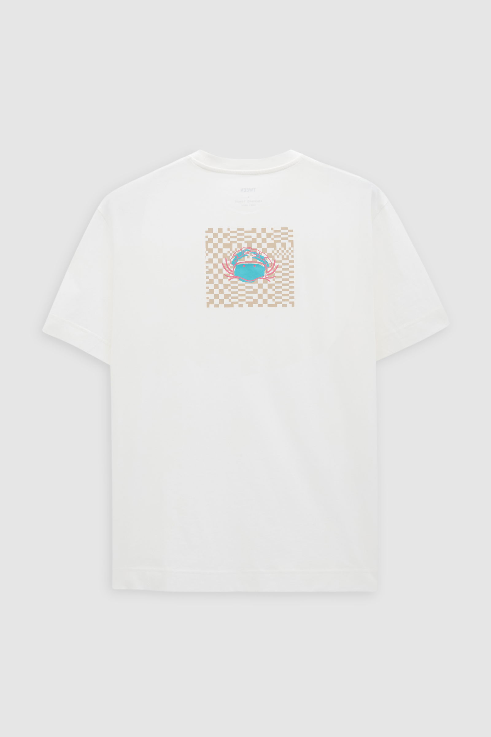 Tween Relaxed Fit Ekru Pickleball Koleksiyon %100 Merserize Pamuk T-Shirt - 8684478434400 | D'S Damat