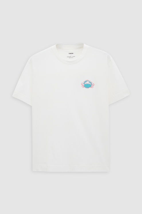 Tween Relaxed Fit Ekru Pickleball Koleksiyon %100 Merserize Pamuk T-Shirt - 8684478434400 | D'S Damat