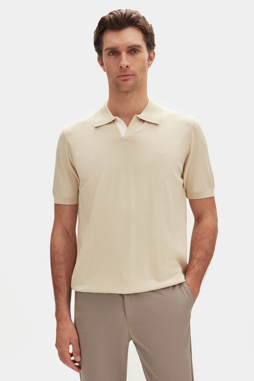 Damat Bej Polo Yaka Yazlık Triko - 8684478387041 | D'S Damat