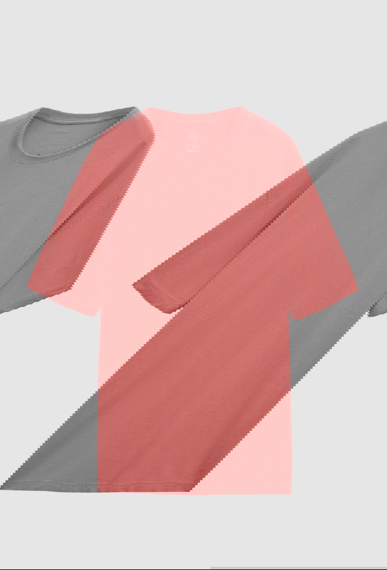 Ds Damat Comfort Pembe Bisiklet Yaka %100 Pamuk T-Shirt