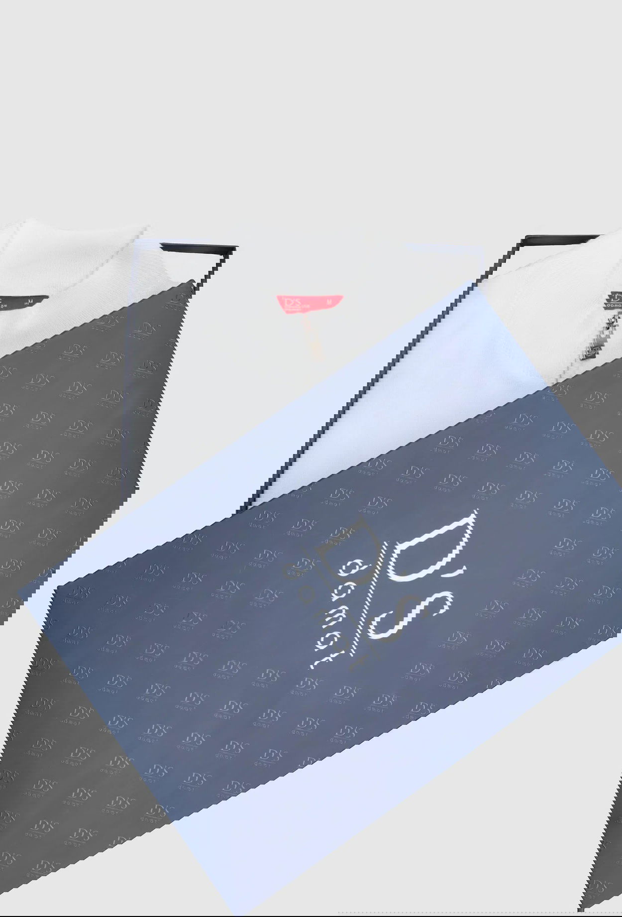 Ds Damat Slim Fit Ekru Kutulu Yarım Fermuarlı Triko Kazak