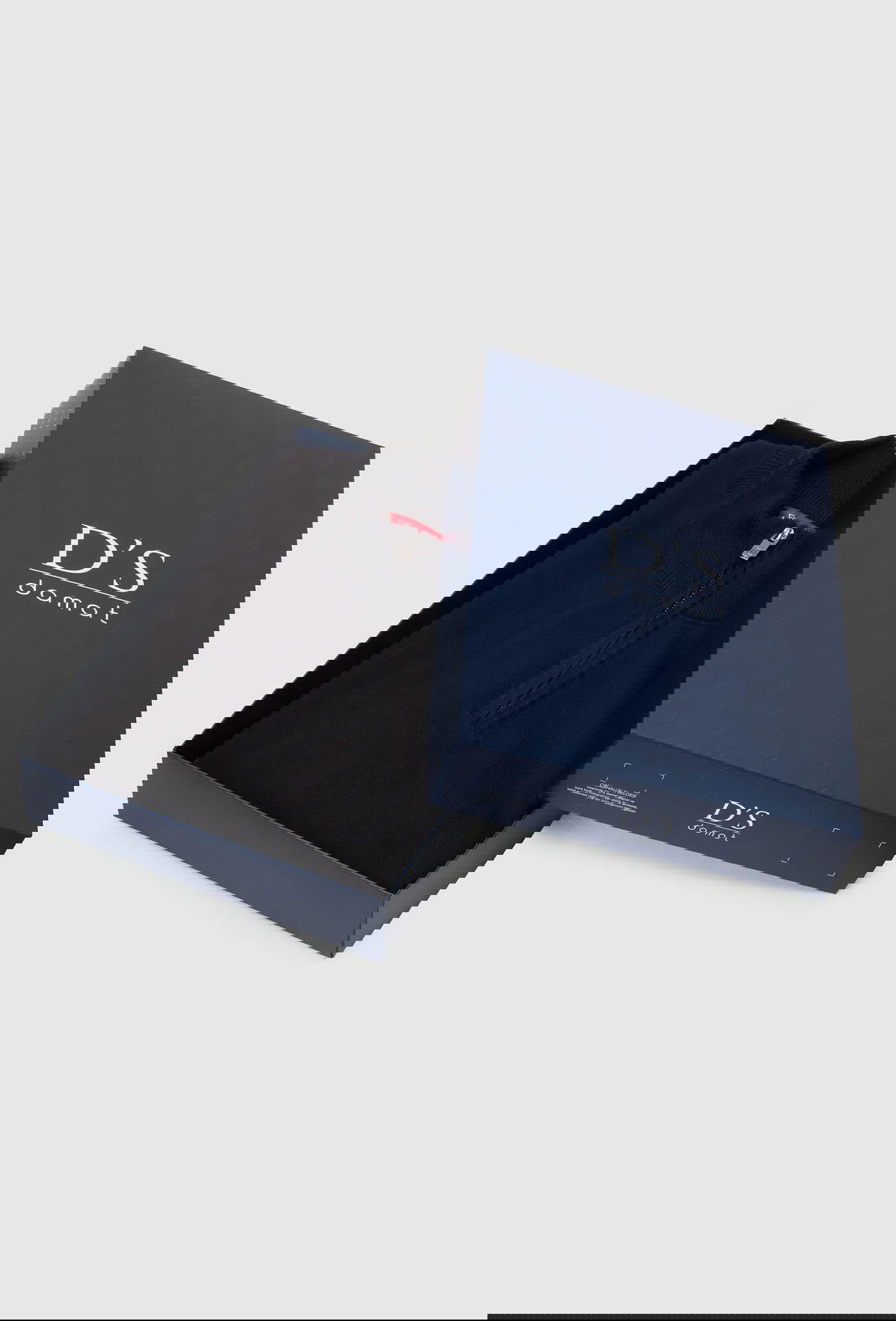 Ds Damat Slim Fit Siyah Kutulu Yarım Fermuarlı Triko Kazak
