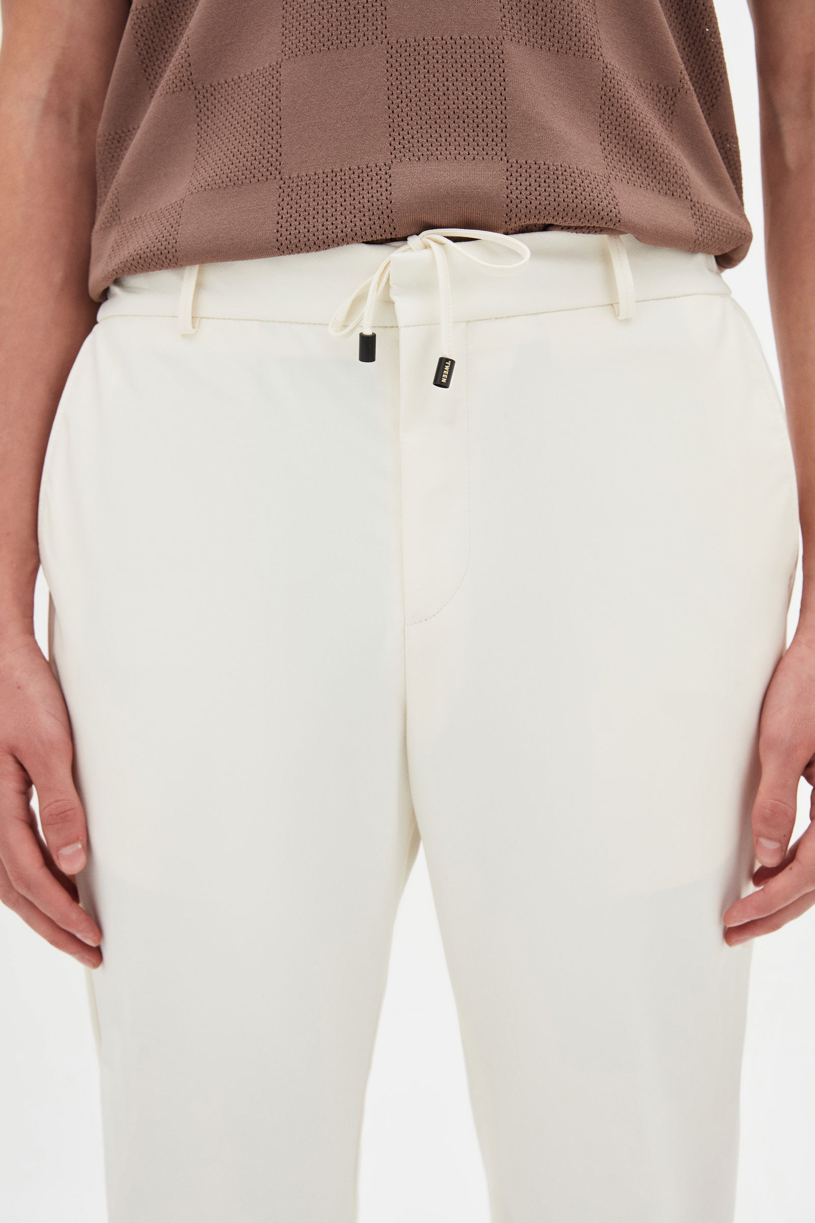 Tween Relaxed Fit Ekru Düz Chino Pantolon - 8684478510371 | D'S Damat