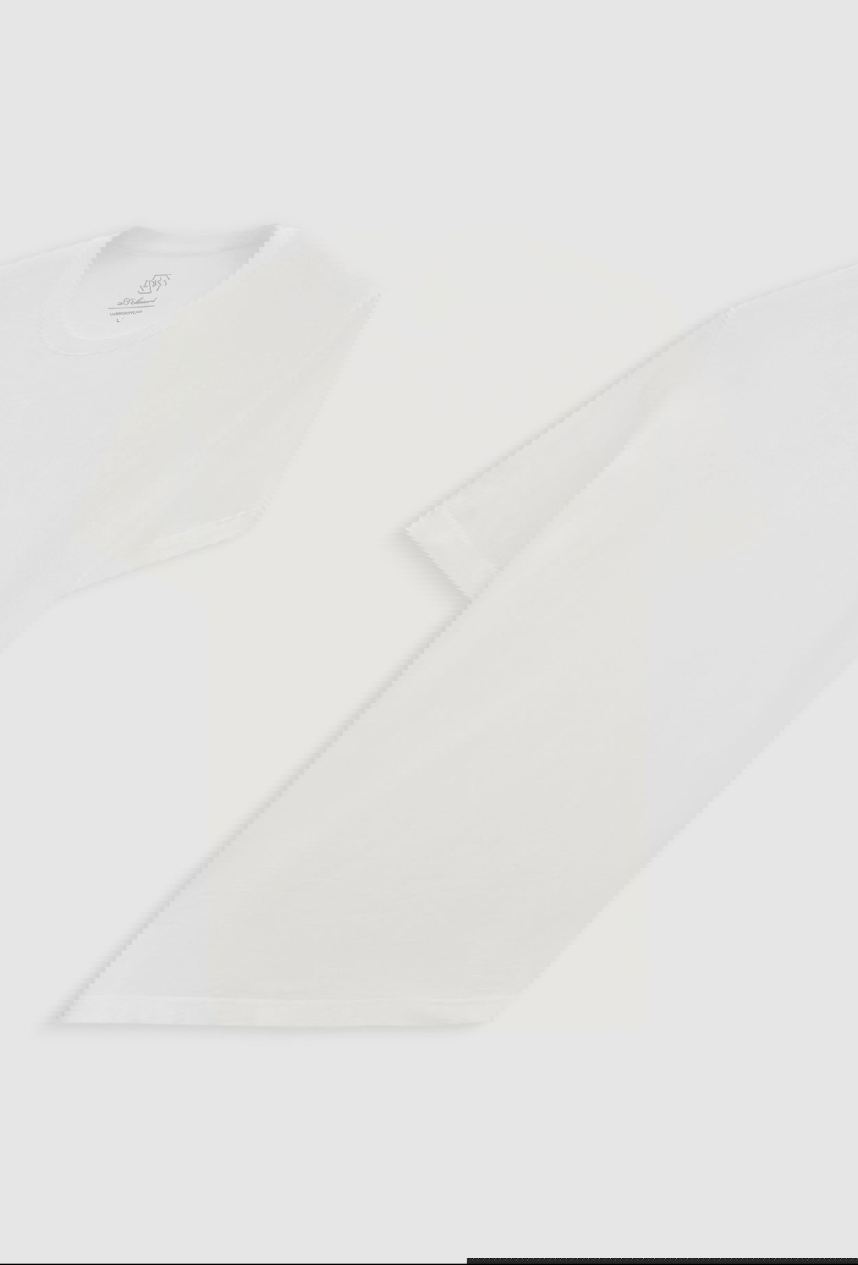 Ds Damat Oversize Ekru Bisiklet Yaka %100 Pamuk T-Shirt