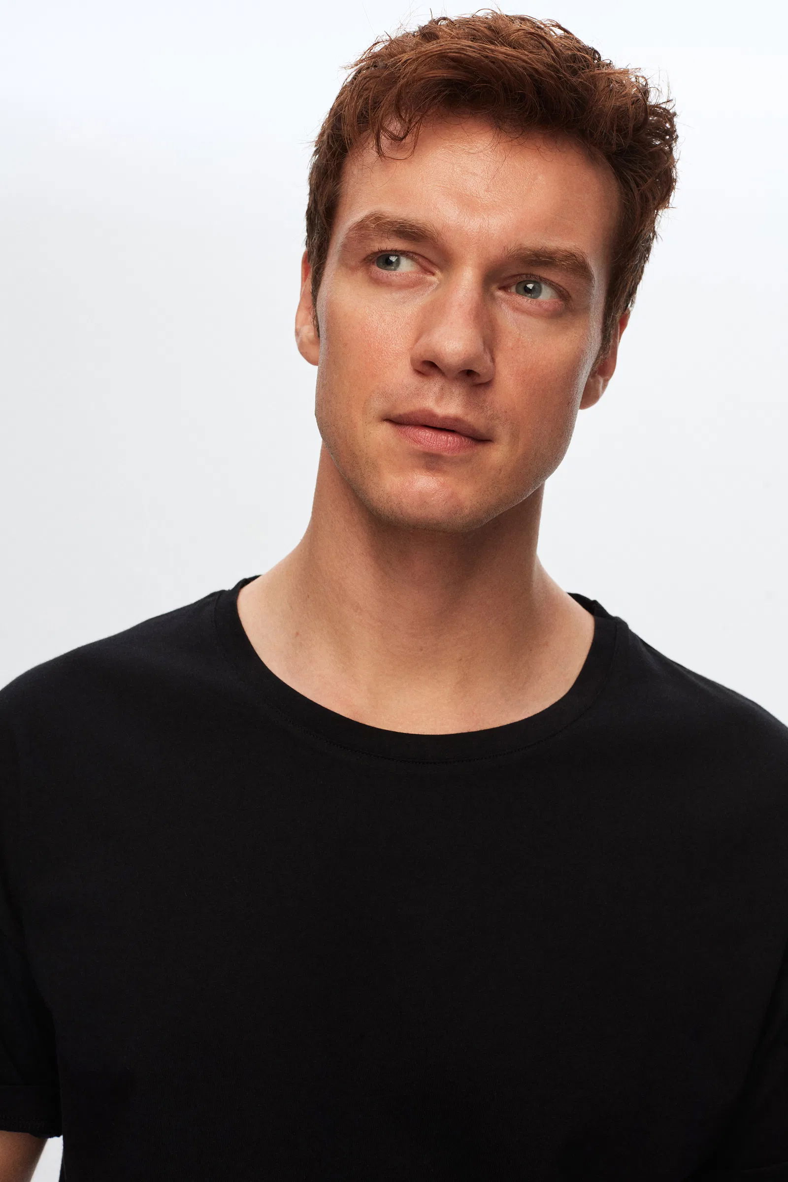 Ds Damat Oversize Siyah Bisiklet Yaka %100 Pamuk T-Shirt - 8682445062489 | D'S Damat